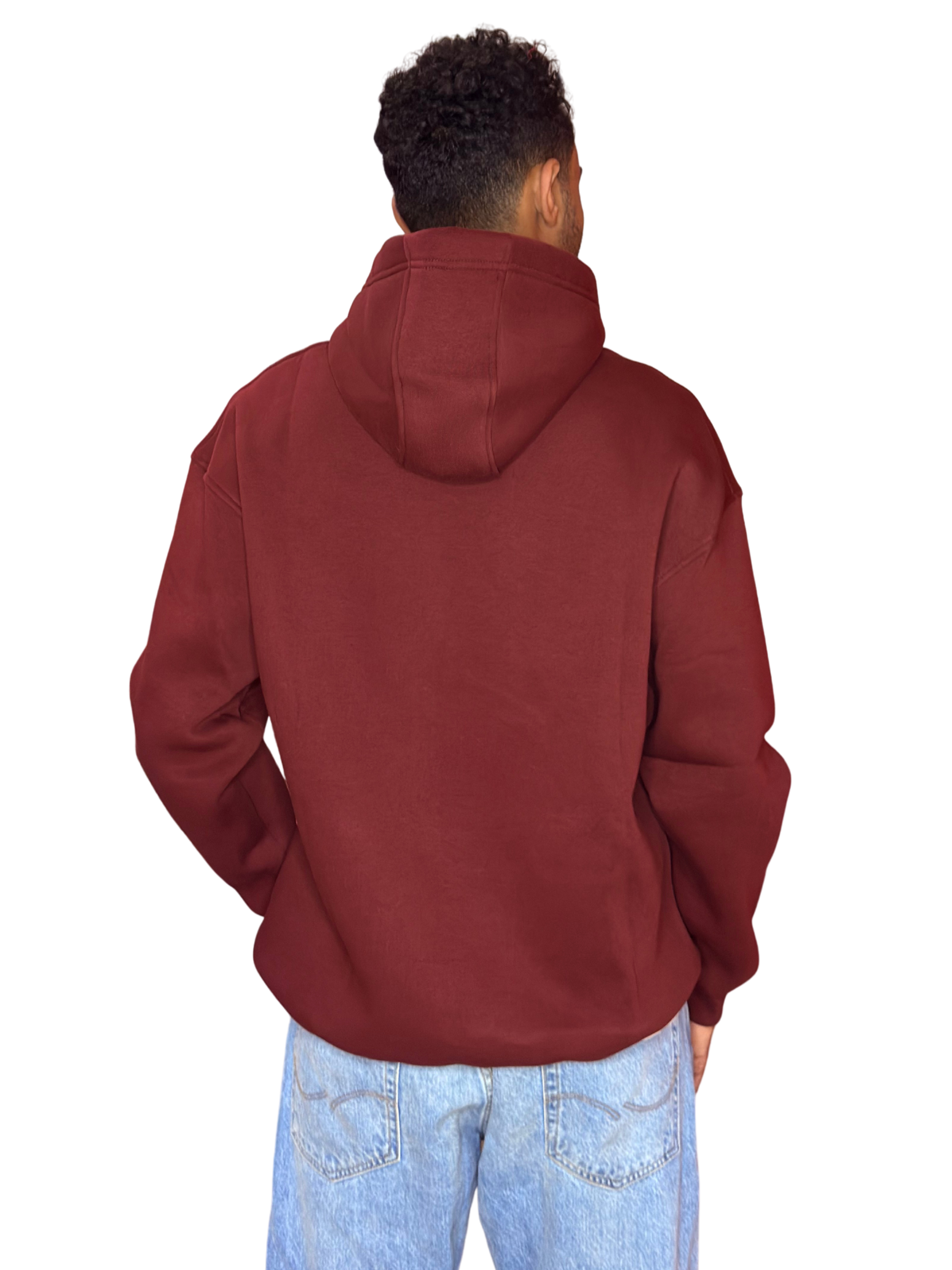 Burgundy Basic Hoodie