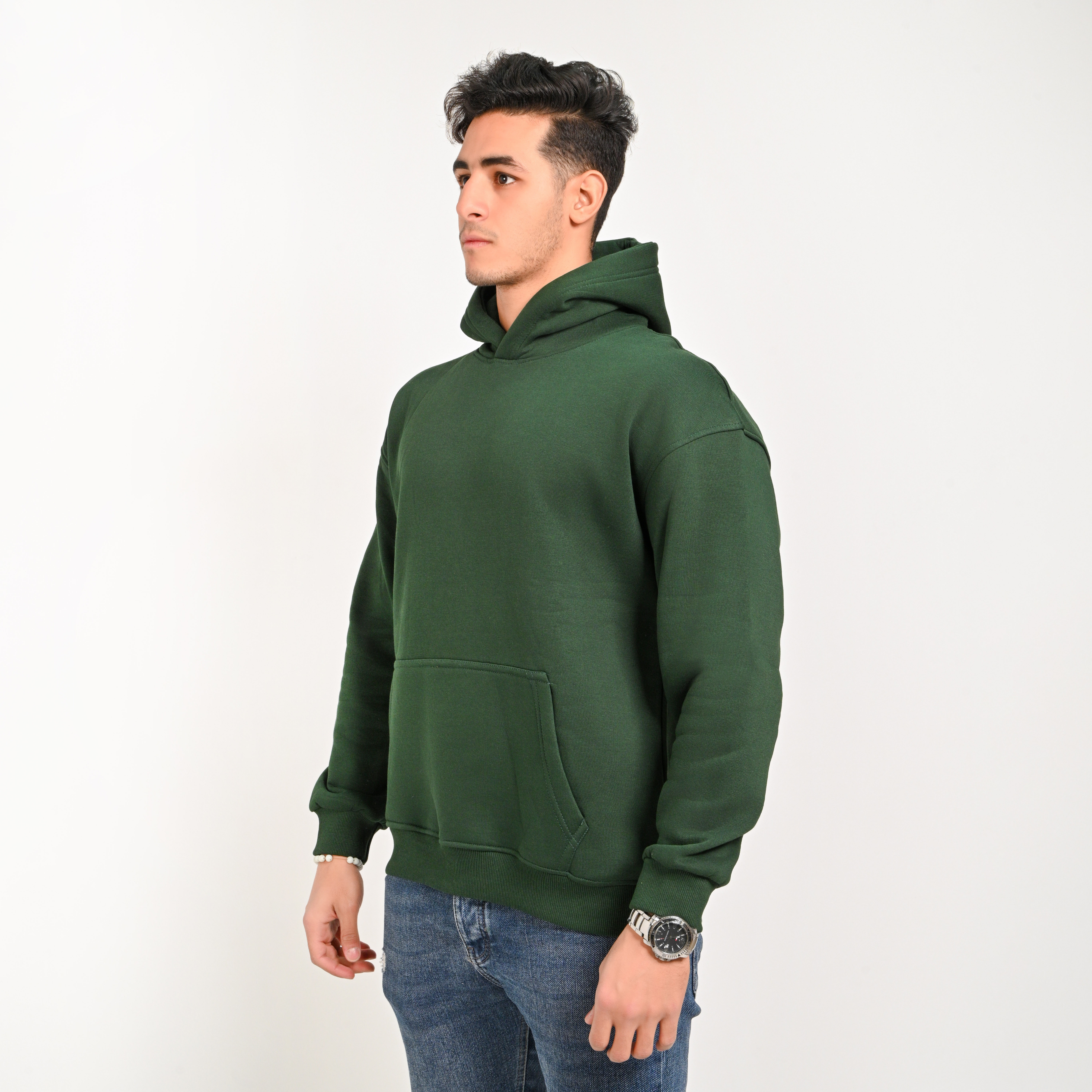 هودى بيزك اخضر