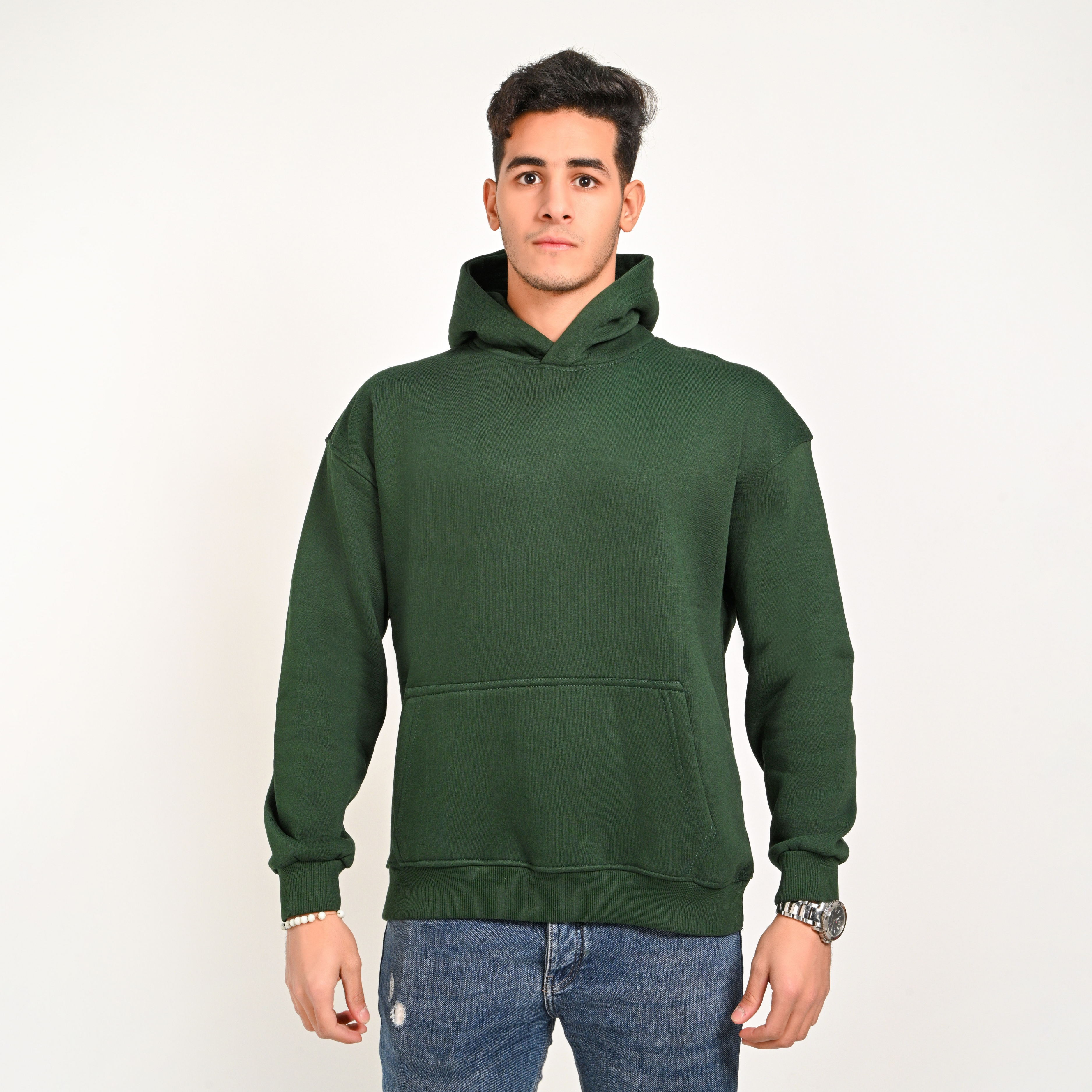 هودى بيزك اخضر