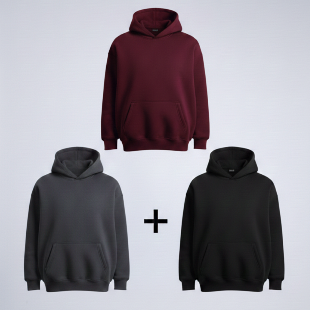 3 Hoodies Bundle