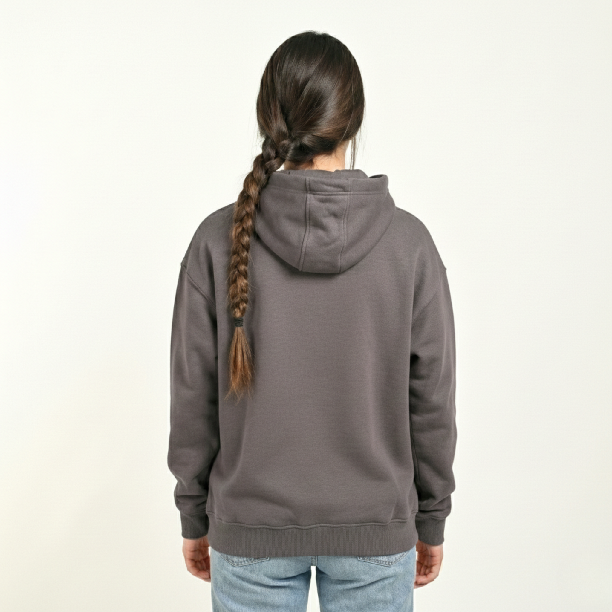 هودى بيزك رمادى