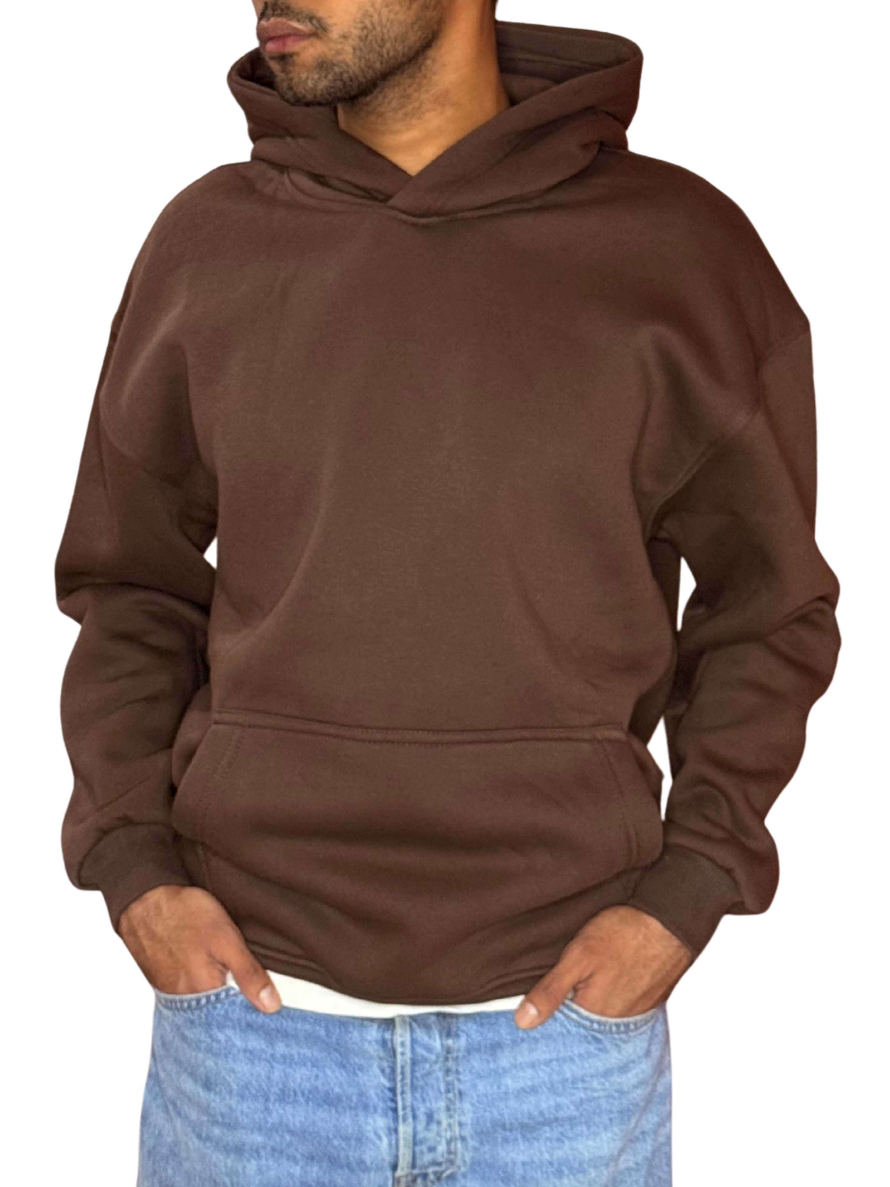 Brown Basic Hoodie