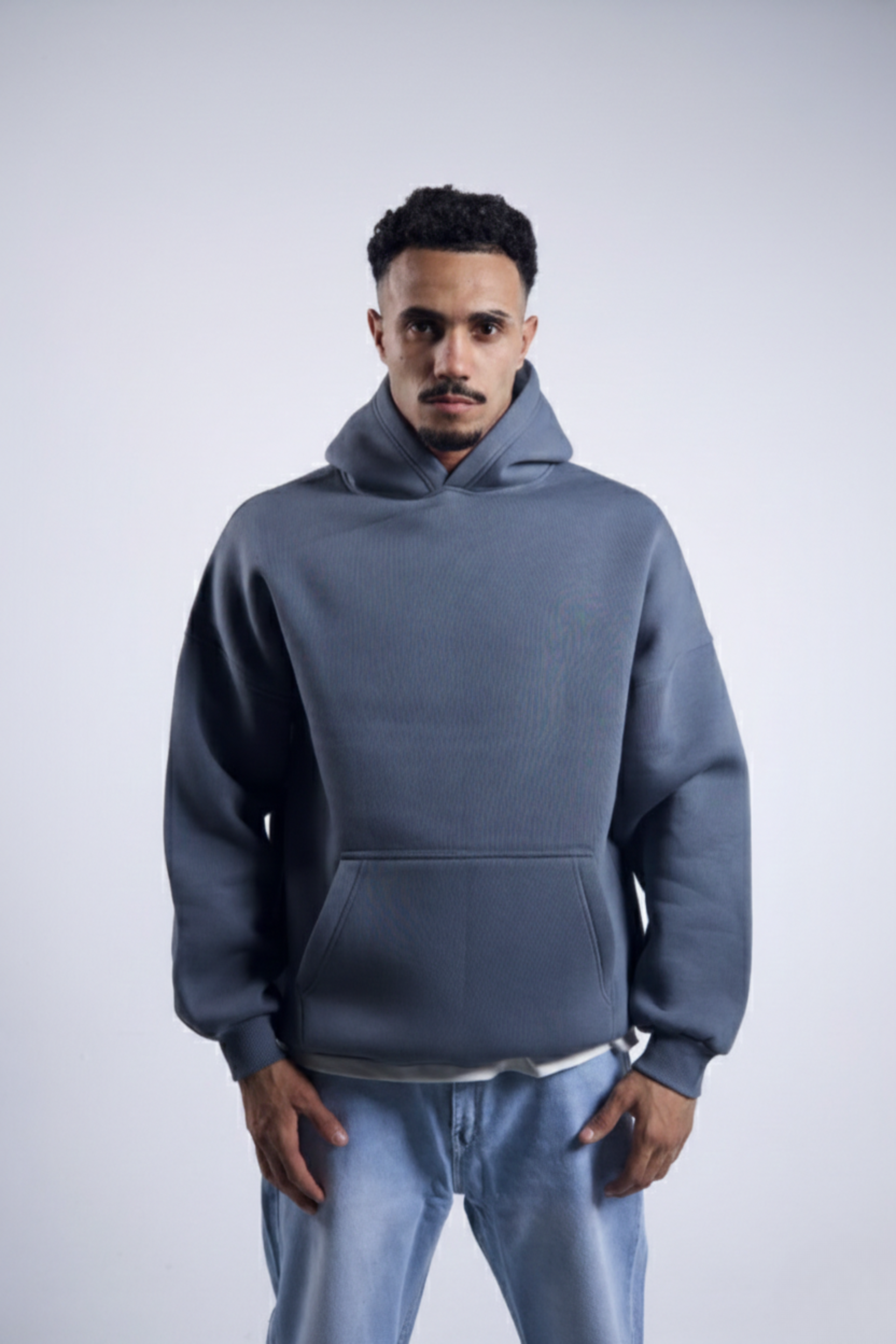 Gray Basic Hoodie