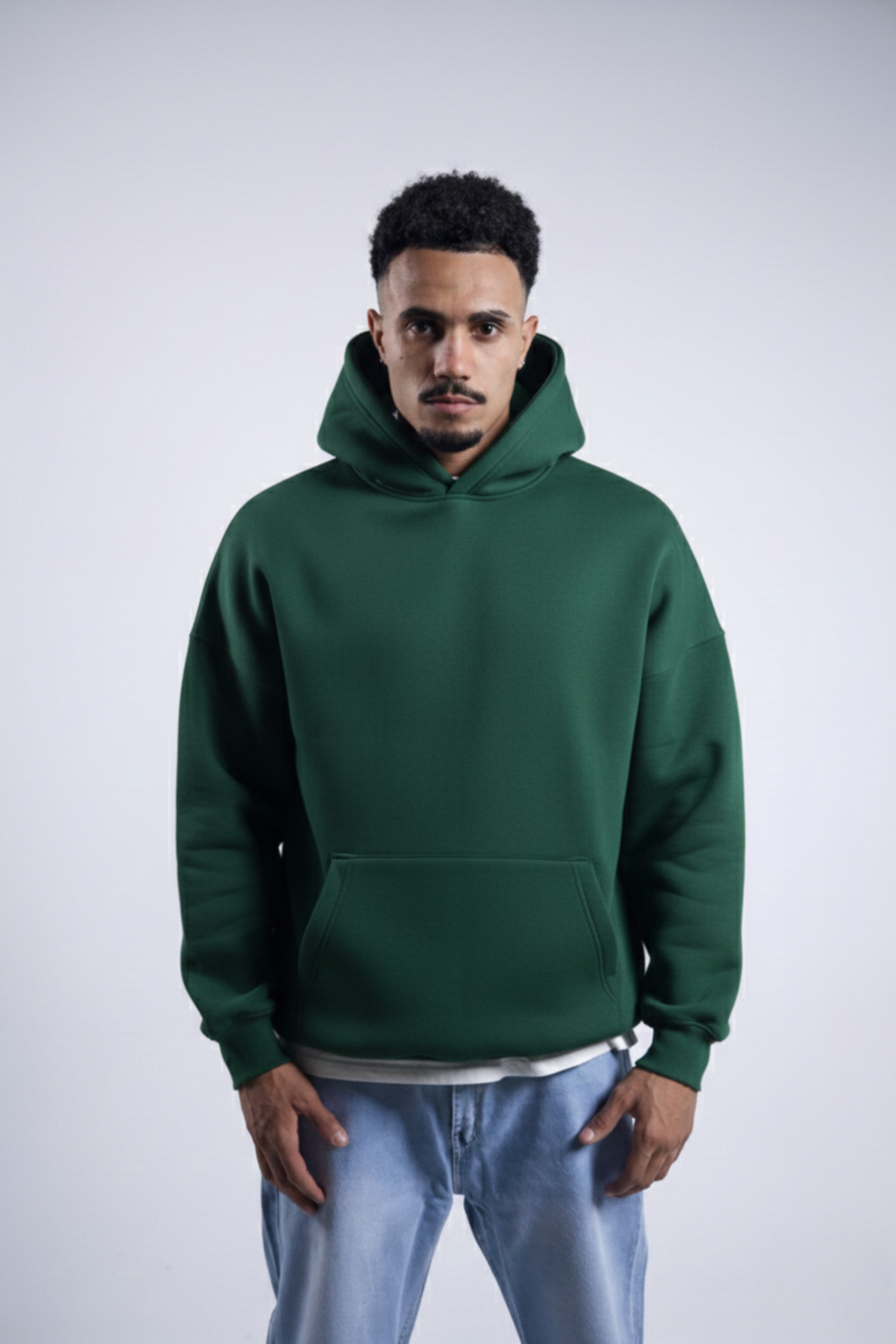 Green Basic Hoodie