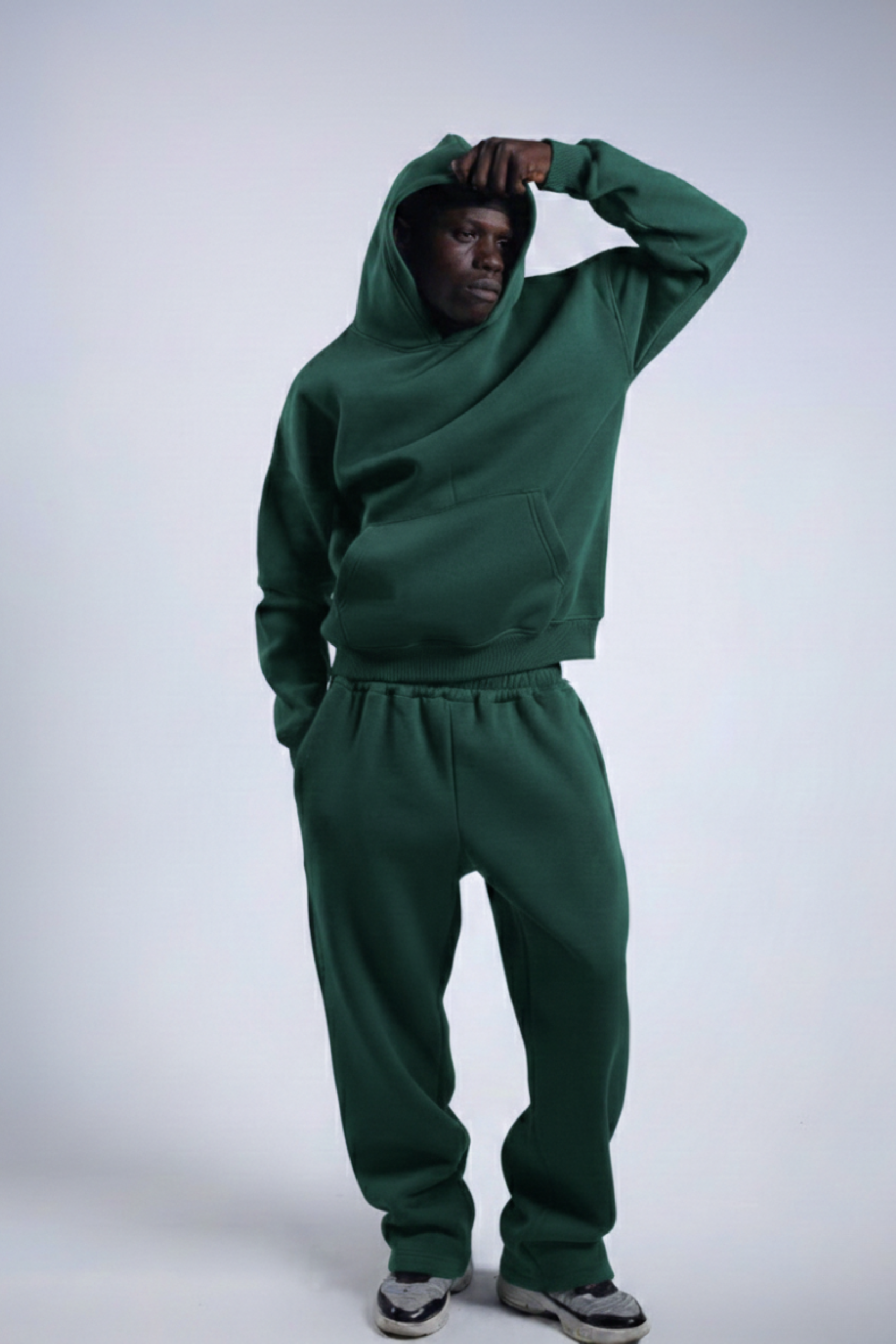 Green Basic Hoodie