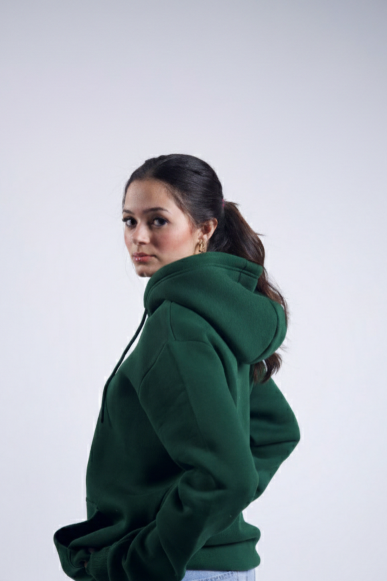Green Basic Hoodie